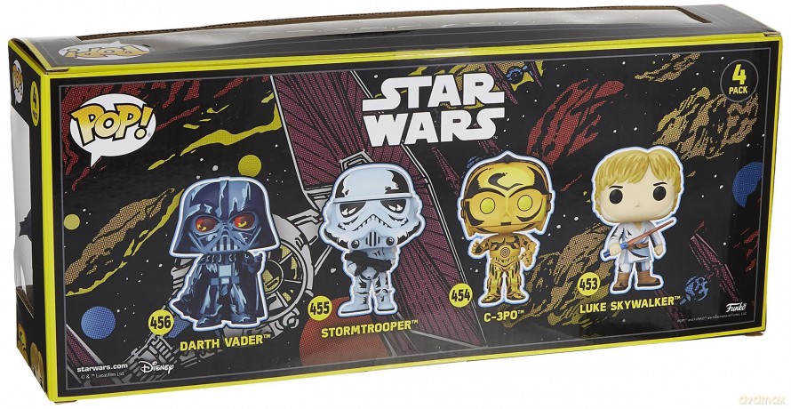 Star Wars POP! Movies Vinyl Figuren 4er-Pack Retro [FIGURKA]