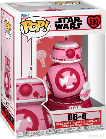 Star Wars Valentines POP! Star Wars Vinyl Figur BB [FIGURKA]