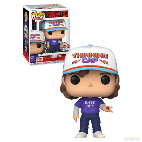 Stranger Things: Funko Pop! Television - Dustin With Byte Off Shirt (vinyl Figur [FIGURKA]