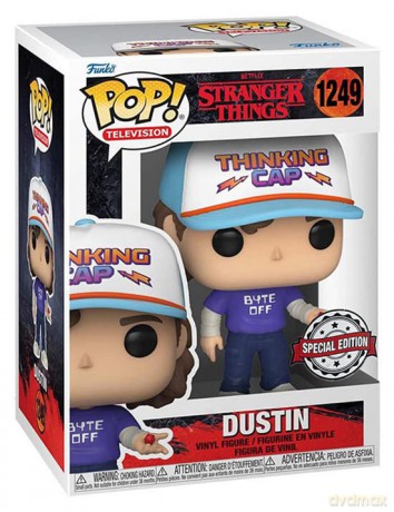 Stranger Things: Funko Pop! Television - Dustin With Byte Off Shirt (vinyl Figur [FIGURKA]
