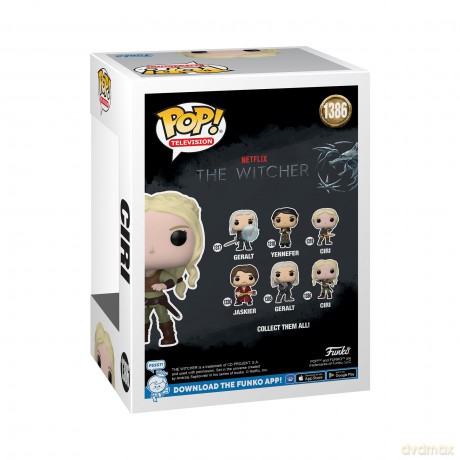The Witcher POP! TV Vinyl Figur Ciri 9 cm [FIGURKA]