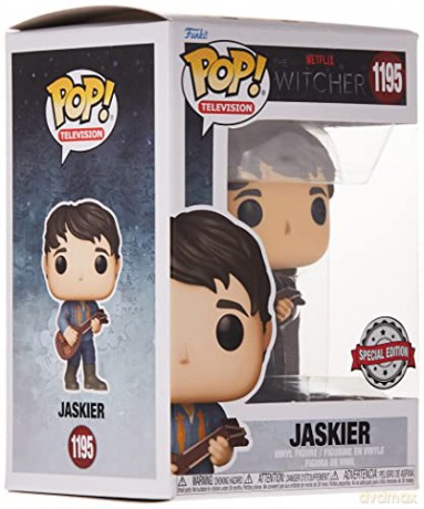 The Witcher POP! TV Vinyl Figur Jaskier (Green Out [FIGURKA]