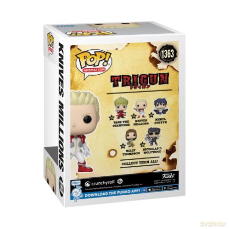 Trigun POP! Animation Vinyl Figur Knives 9 cm [FIGURKA]