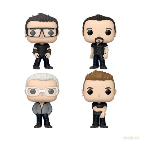 U2 POP! Albums DLX Vinyl Figuren 4er-Pack POP 9 cm [FIGURKA]