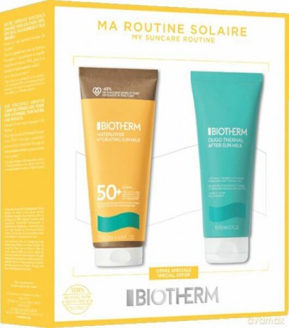 Biotherm Set (Hydrating Sun Milk Spf50 200ml + Oligo Thermal After Sun Milk 200ml)