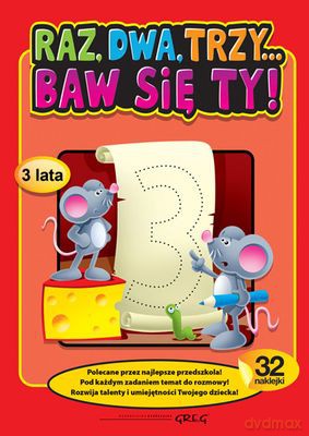 Raz Dwa Trzy Baw Się Ty 3 Lata [KSIĄŻKA]