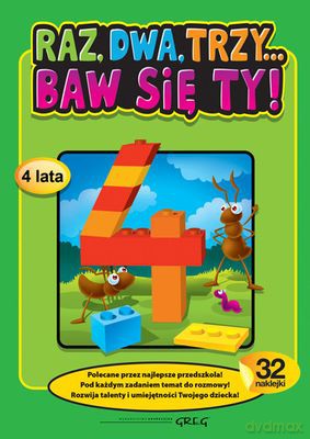 Raz Dwa Trzy Baw Się Ty 4 Lata [KSIĄŻKA]