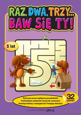 Raz Dwa Trzy Baw Się Ty 5 Lat [KSIĄŻKA]