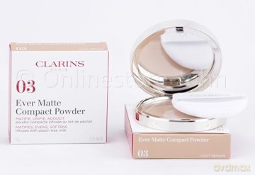 Clarins Ever Matte Compact Powder 03 Light Medium