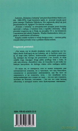 Romans z Kokainą Wyd. Ros-Pol - M. Agiejew [KSIĄŻKA]