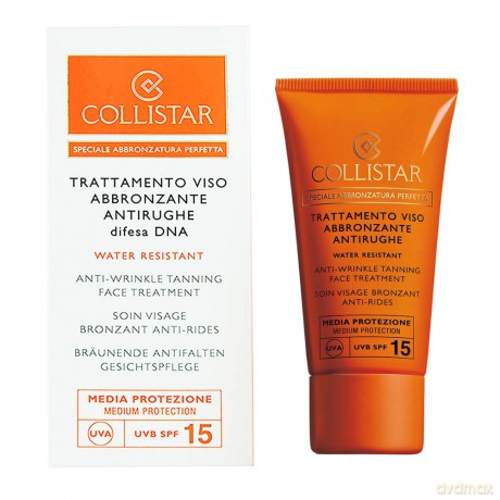 Collistar Anti-Wrinkle Tanning Face Treatment Spf 15 50ml
