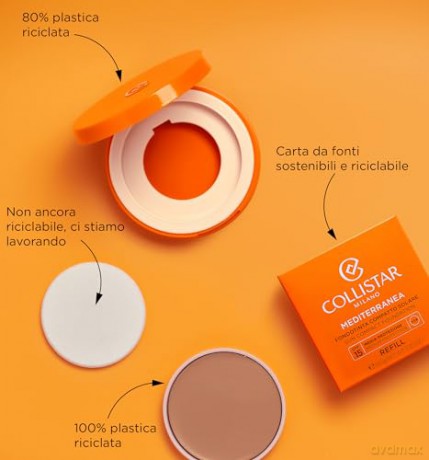 Collistar Mediterranea Sun Compact Foundation Spf15 04 Pantelleria Refill 10,5g