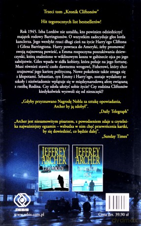 Sekret Najpilniej Strzeżony - Jeffrey Archer [KSIĄŻKA]