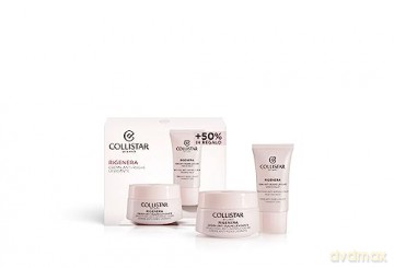 Collistar Set(Rigenera Smoothing Anti Wrinkle Cream 50ml+ Smoothing Anti Wrinkle Cream Face And Neck 25 Ml)
