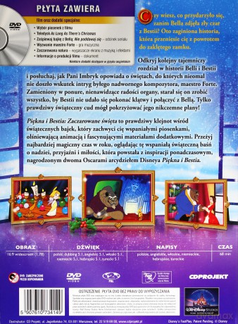 Piękna i Bestia: Zaczarowane święta (Disney) [DVD]