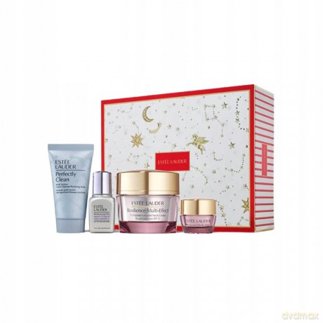 Estee Lauder Set (Resilence Multi Effect Spf15 50ml + Perfect Clean 30ml + Perfectionist Pro Rapid Lifting Serum 15ml + Resilence Multi Effect Eye 5ml)
