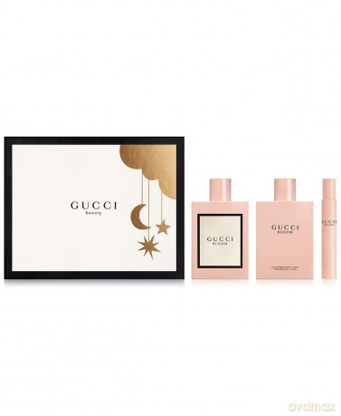 Gucci Set (Bloom (W) Woda perfumowana 100ml + Body Lotion 100ml + Pen Spray 10ml)