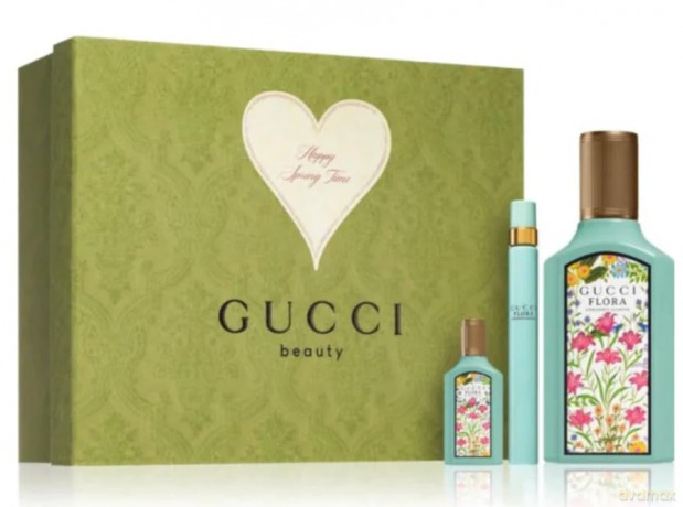 Gucci Set (Flora Georgeous Jasmine (W) Woda perfumowana 100ml + Pen Spray 10ml + Mini Spray 5ml)