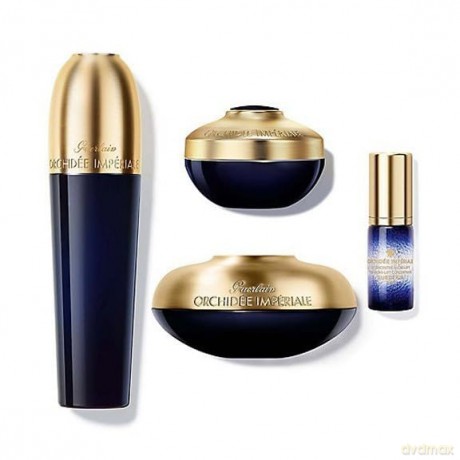 Guerlain Set (Orchidee Imperiale Lotion 30ml + Facial Cream 15ml + Lift Serum 5ml + Eye Contour 7ml)