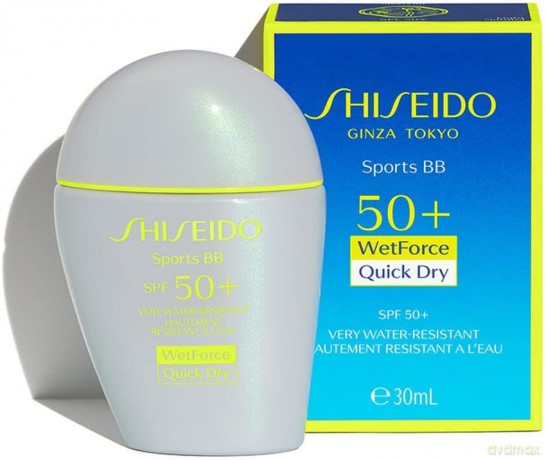 Shiseido Sun Sports Bb Spf50+ Tanning Fluid Foundation Very Dark 30ml