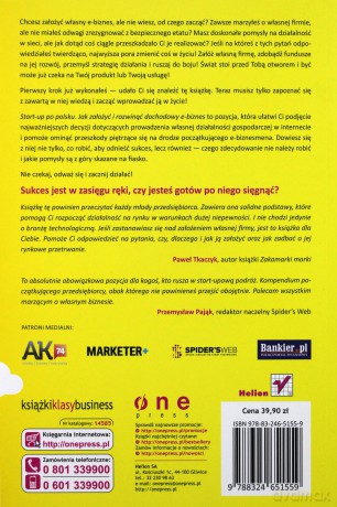 Start Up Po Polsku Jak Założyć i Rozwinąć Dochodowy E Biznes - Kamila Mikołajczyk, Dariusz Nawojczyk [KSIĄŻKA]