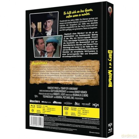Diary of a Madman (mediabook) [Blu-Ray]+[DVD]