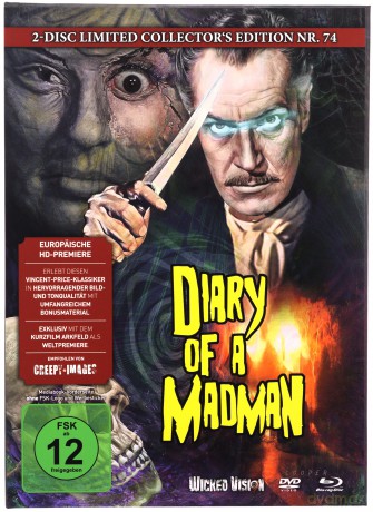 Diary of a Madman (mediabook) [Blu-Ray]+[DVD]