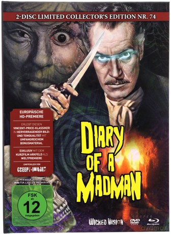 Diary of a Madman (mediabook) [Blu-Ray]+[DVD]