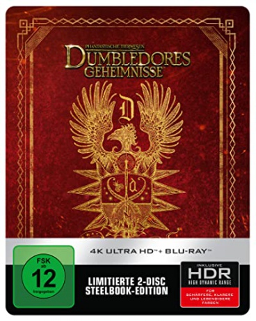 Fantastic Beasts: The Secrets of Dumbledore (Fantastyczne zwierzęta: Tajemnice Dumbledore'a) (steelbook) [Blu-Ray 4K]+[Blu-Ray]
