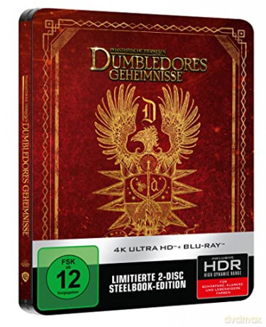 Fantastic Beasts: The Secrets of Dumbledore (Fantastyczne zwierzęta: Tajemnice Dumbledore'a) (steelbook) [Blu-Ray 4K]+[Blu-Ray]