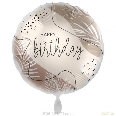 Balon foliowy Happy Birthday 45 cm