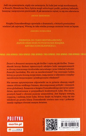 Śmierć w Amazonii Nowe Eldorado i Jego Ofiary - Artur Domosławski [KSIĄŻKA]