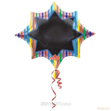 Balon foliowy Super ksztalt paski 88x73 cm