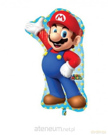 Balon foliowy SuperShape Super Mario 55x83 cm