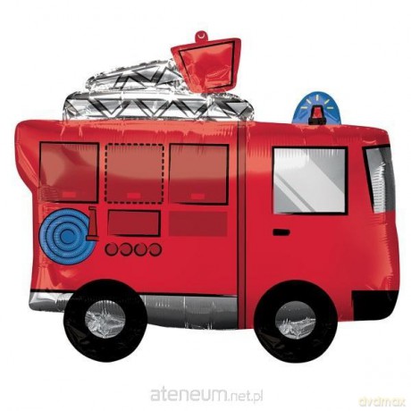 Balony foliowy SuperShape straż pożarna 66x55 cm
