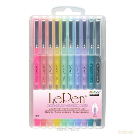 Cienkopis LePen Pastel 10szt