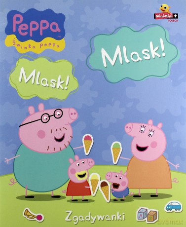 Swinka Peppa Zgadywanki Mlask Mlask [KSIĄŻKA]