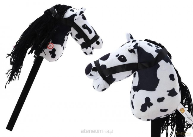 Hobby Horse koń długowłosy biały dźwięki
