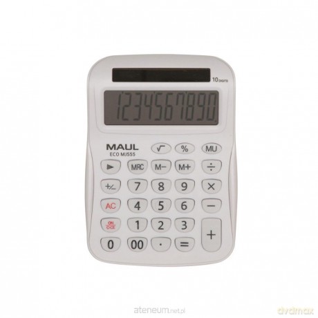 Kalkulator biurkowy ECO MJ555 10-pozycyjny biały