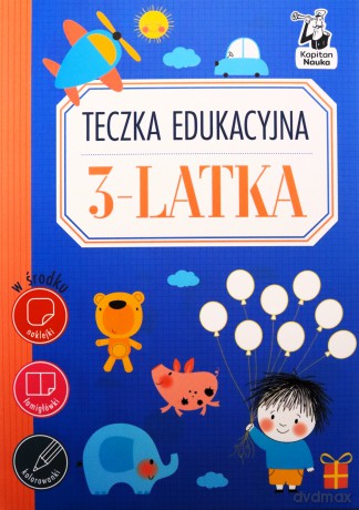Kapitan Nauka. Teczka edukacyjna 3-latka [KSIĄŻKA]
