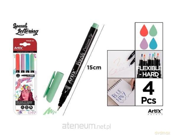 Markery z precyzyjną końcówką Happy Colors 4 kol