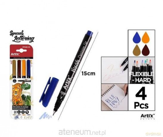 Markery z precyzyjną końcówką Wild Colors 4 kolry