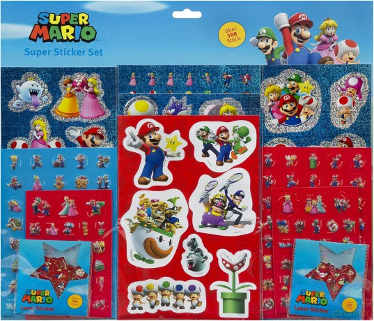 Naklejki Super Mario 500szt