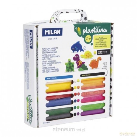 Plastelina z akcesoriami Wild Life 12 kol