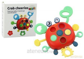 Sensoryczny interaktywny gryzak Krab