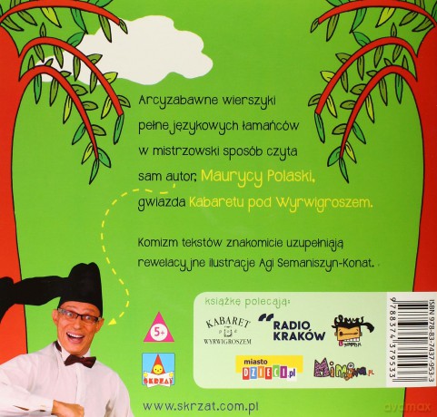 Wierszyki Na Giętkie Języki + Cd - Maurycy Polaski [KSIĄŻKA]