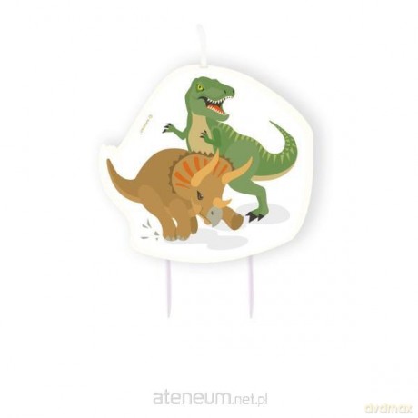 Świeczka urodzinowa Happy Dinosaur