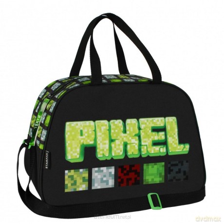 Torba na ramię Pixel zielony
