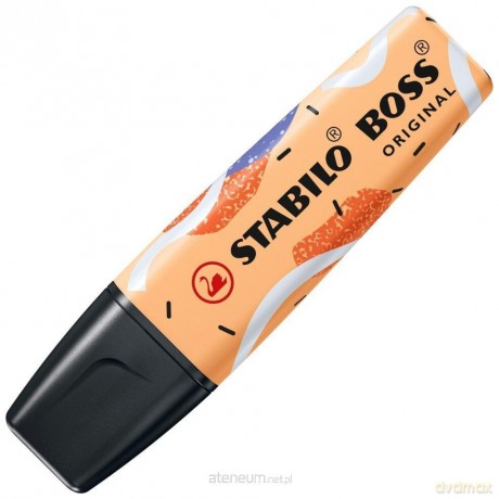 Zakreślacz Boss Original Pastel pomarańcz (10szt)