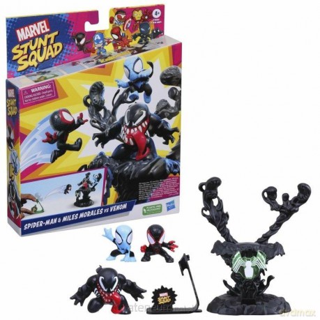 Zestaw figurek Stunt Squad Marvel Spider Man Venom [FIGURKA]